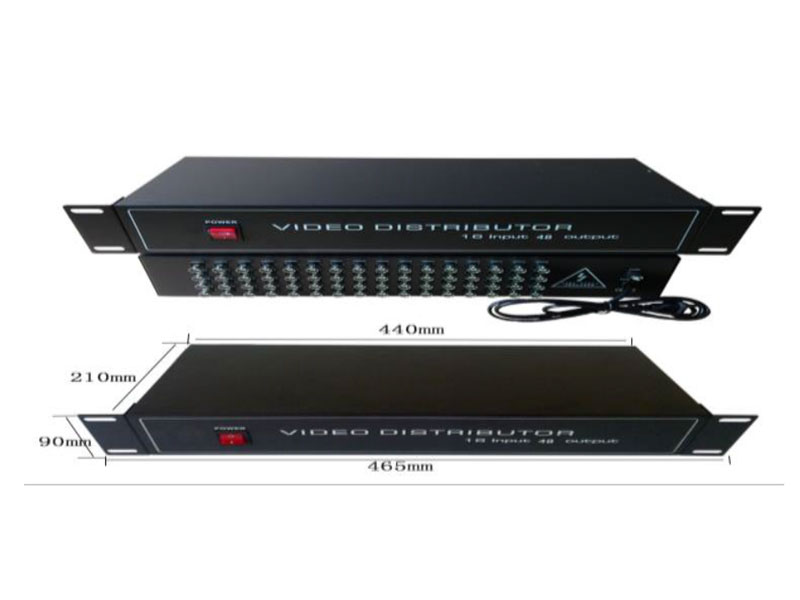 TS-1648G機架式16進48出BNC視頻分配器